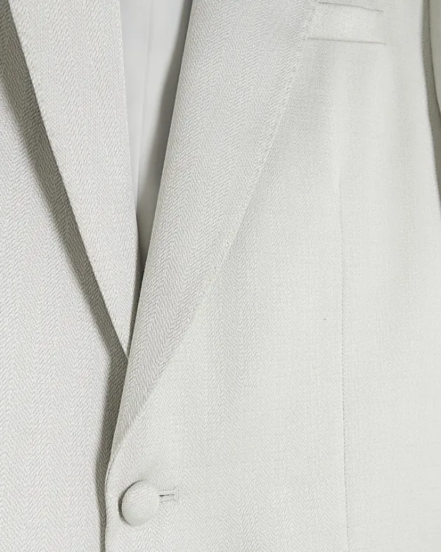 River Island slim fit check suit jacket< Suits