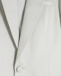 River Island slim fit check suit jacket< Suits
