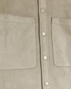 River Island suedette long sleeve shirt< Shirts