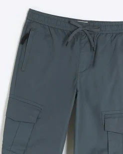 River Island Washed regular fit cargo joggers< Trousers