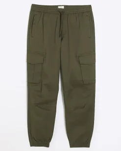 River Island Washed regular fit cargo joggers< Trousers