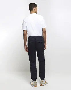 River Island Washed slim fit cargo joggers< Trousers