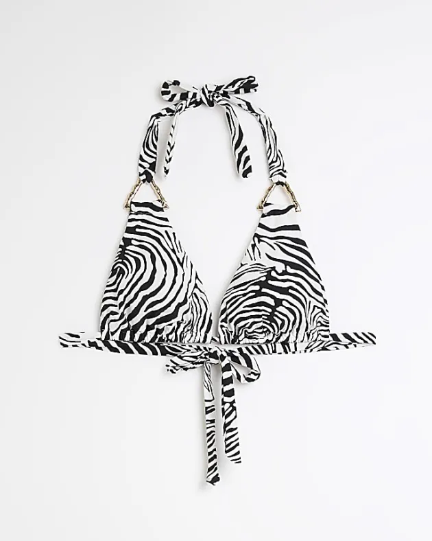 River Island animal print bikini top< Swimwear & Beachwear