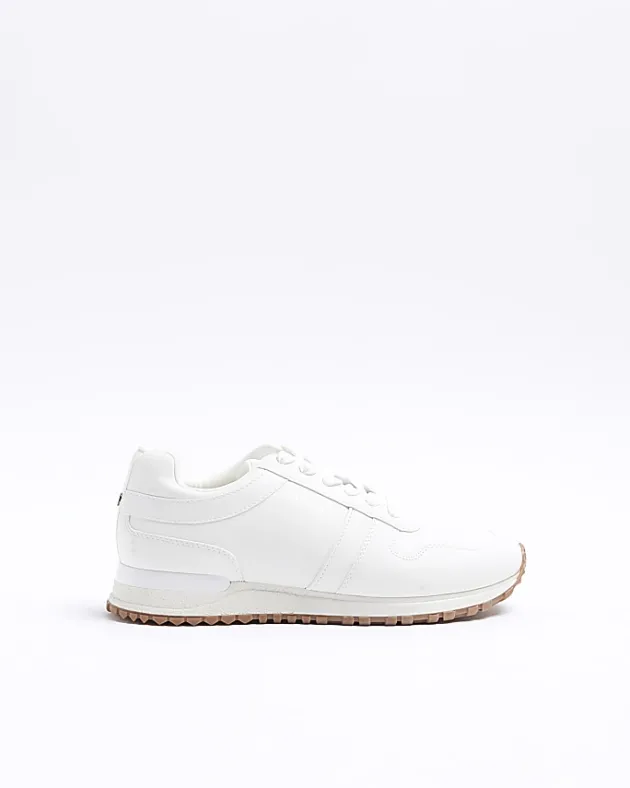 River Island embossed trainers< Essentials