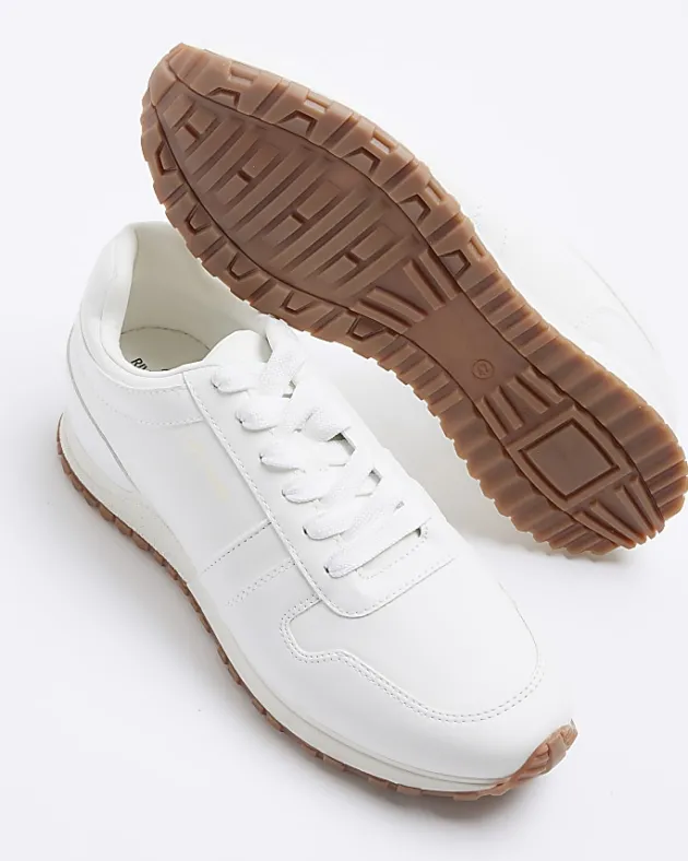 River Island embossed trainers< Essentials