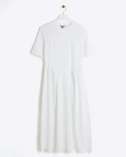 River Island godet detail t-shirt midi dress< Dresses