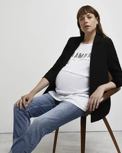 River Island graphic nursing t-shirt< Maternity
