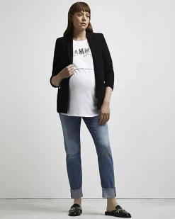 River Island graphic nursing t-shirt< Maternity