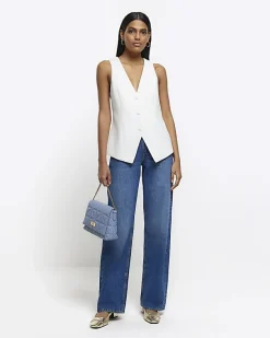 River Island longline waistcoat< Suits & Tailoring
