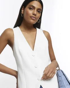 River Island longline waistcoat< Suits & Tailoring