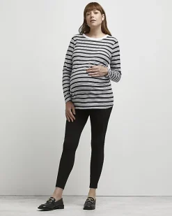 River Island maternity long sleeve t-shirt multipack< Maternity