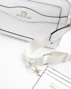 River Island quilted panel cross body bag< Bags, Purses & Luggage
