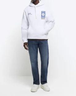 River Island regular fit graphic Japanese hoodie< Hoodies & Sweatshirts