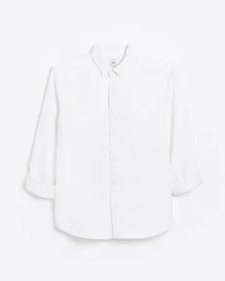 River Island regular fit twill lyocell shirt< Shirts