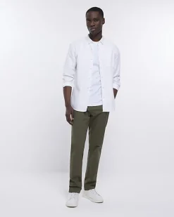 River Island regular fit twill lyocell shirt< Shirts