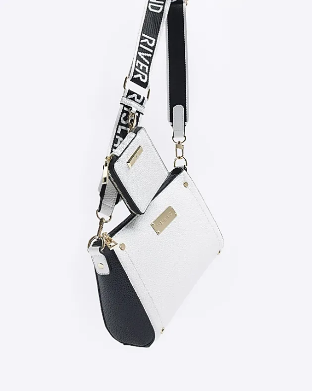 River Island RI monogram cross body bag< Bags, Purses & Luggage