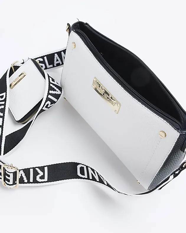 River Island RI monogram cross body bag< Bags, Purses & Luggage