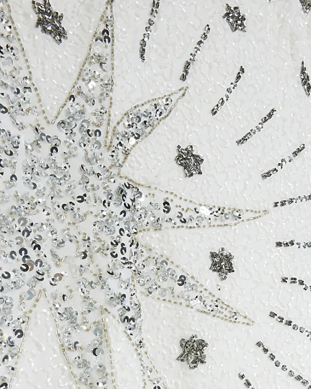 River Island silk sequin detail bodycon mini dress< Dresses