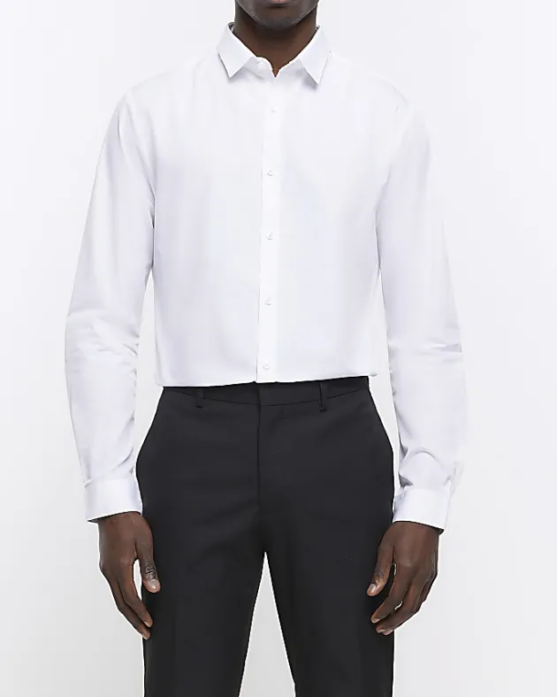 River Island slim fit multipack of 5 smart shirts< Shirts